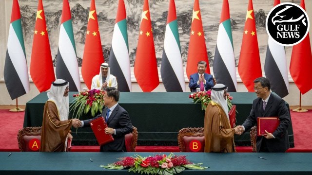 UAE and China Presidents witness exchange of MoUs and agreements