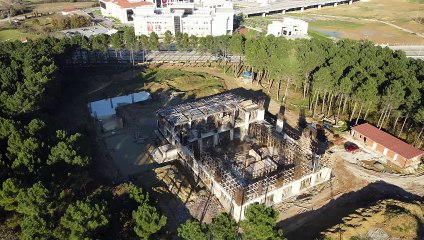 Sinop Üniversitesi Yerleşkesi Camii'nin yapımına devam ediliyor
