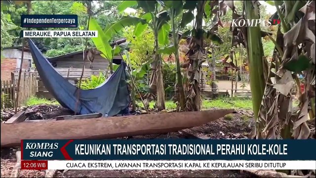 Intip Keunikan dan Cara Membuat Transportasi Tradisional Perahu Kole-Kole