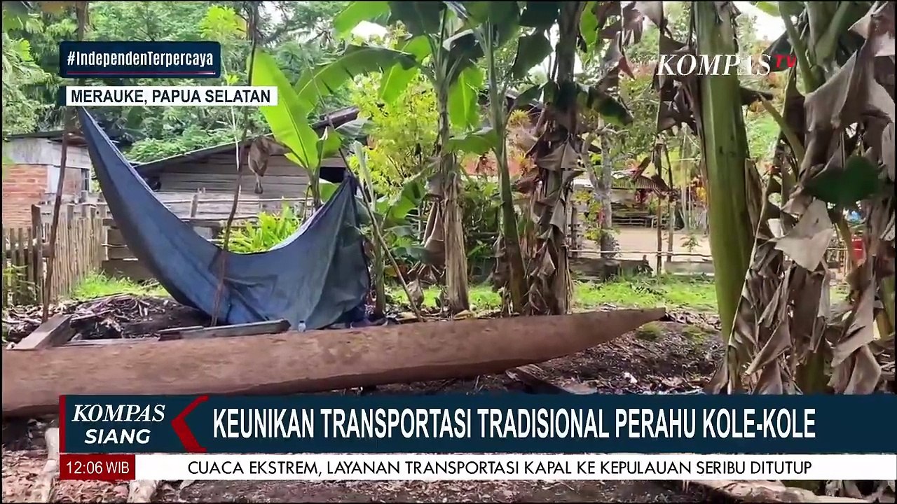 Intip Keunikan dan Cara Membuat Transportasi Tradisional Perahu Kole-Kole