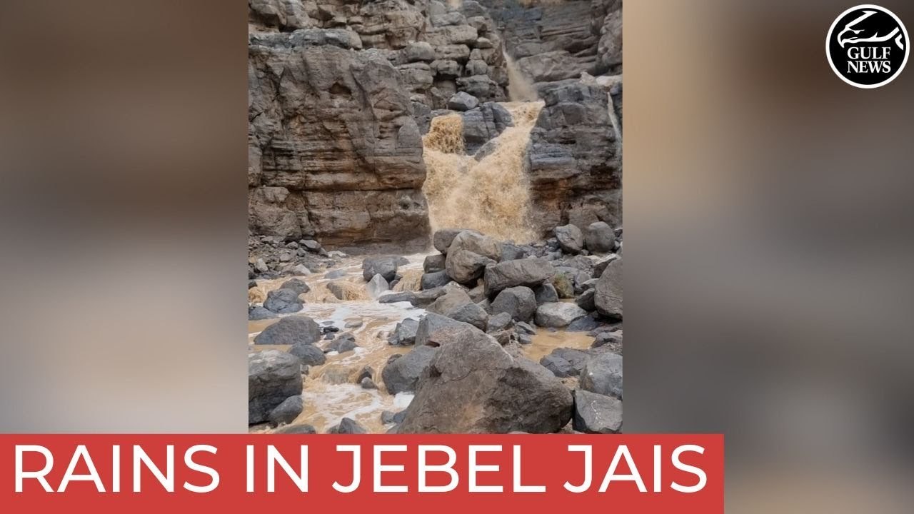Rains cause flooding in valleys around Jebel Jais