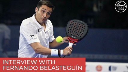 Padel with Adel: Fernando Belasteguín in UAE