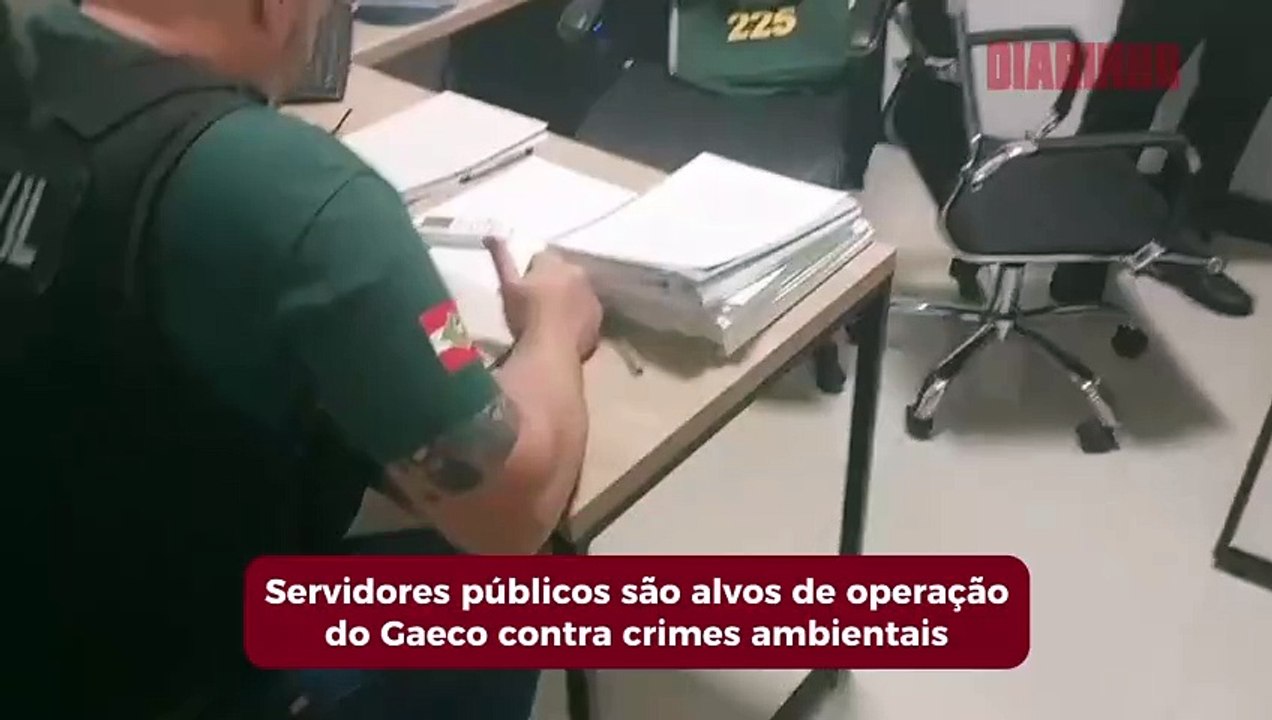 Servidores públicos são investigados em operação do Gaeco contra crimes ambientais