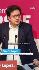 El ministro Óscar López anuncia su candidatura a la secretaría general del PSOE madrileño