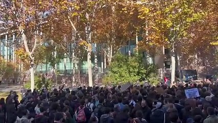 Miles de manifestantes por la universidad pública en Madrid