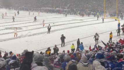 Buffalo Bills fans rejoice as Mr. Brightside plays during 'perfect' snow game