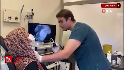 Şanlıurfa'da kadının boğazına iğne saplandı