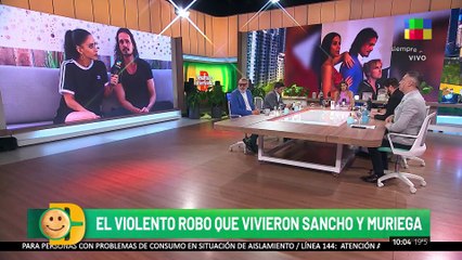 El violento robo que sufrieron Christian Sancho y Celeste Muriega cuando estaban ensayando: "Nos apuntaron con un arma"
