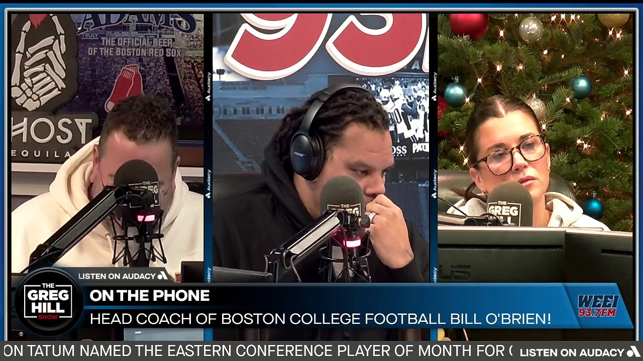 HC of BC football Bill O'Brien joins!