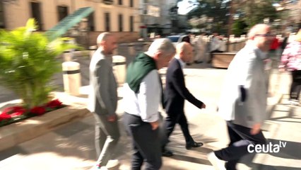 La Ciudad Autónoma de Ceuta recibe al presidente del Club Atlético Osasuna