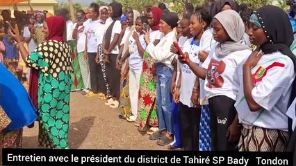 Le nouveau président du district de Tahiré sp Tondon préfecture de Dubreka installé