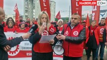 DİSK Başkanlarının Tutuklanması Eskişehir'de Protesto Edildi