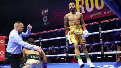 Oscar Collazo fulmina a Knockout CP Freshmart y se convierte en campeon unificado AMB y OMB