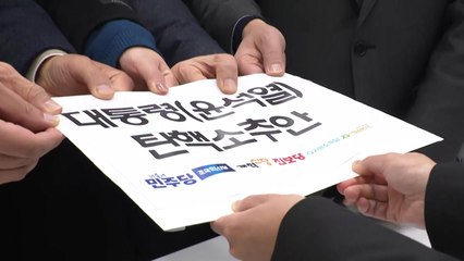민주 "윤 대통령 탄핵안·김 여사 특검법 모레 표결 추진" / YTN