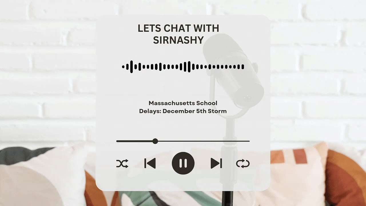Listen: Massachusetts School Delays: December 5th Storm