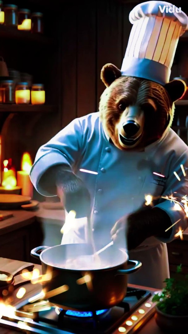 animals are cooking  animals cooking