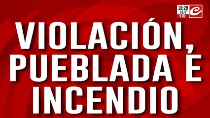 Pueblada e incendio: abuso sexual de una joven provoca la ira del pueblo