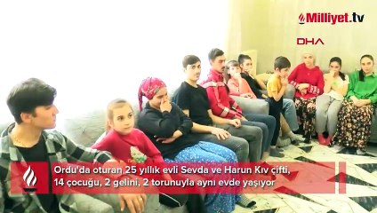 14 çocuk, 2 torun ve 2 gelin! Hepsi aynı evde yaşıyor: 3 ev değiştirmek zorunda kaldık