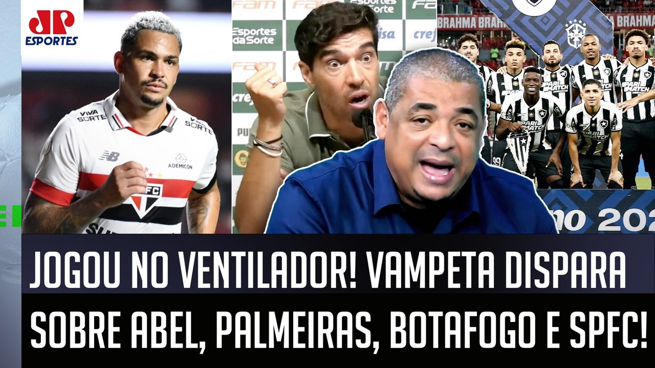 "MERMÃO, NÃO ME VENHA COM ESSA! Essa FALA do Abel..." Vampeta DISPARA sobre Palmeiras, Botafogo e SP