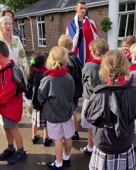 GB Olympic medallist Toby Harries at Westbourne House School