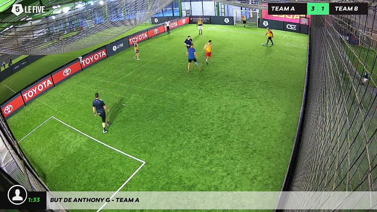 But de Anthony G - Team A