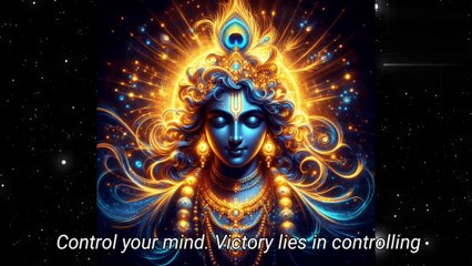 "Control Your Mind" Shri Krishna sayings