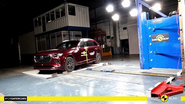 Le grand SUV sept places Mazda CX 80 obtient cinq étoiles aux crash-tests Euro NCAP 2024