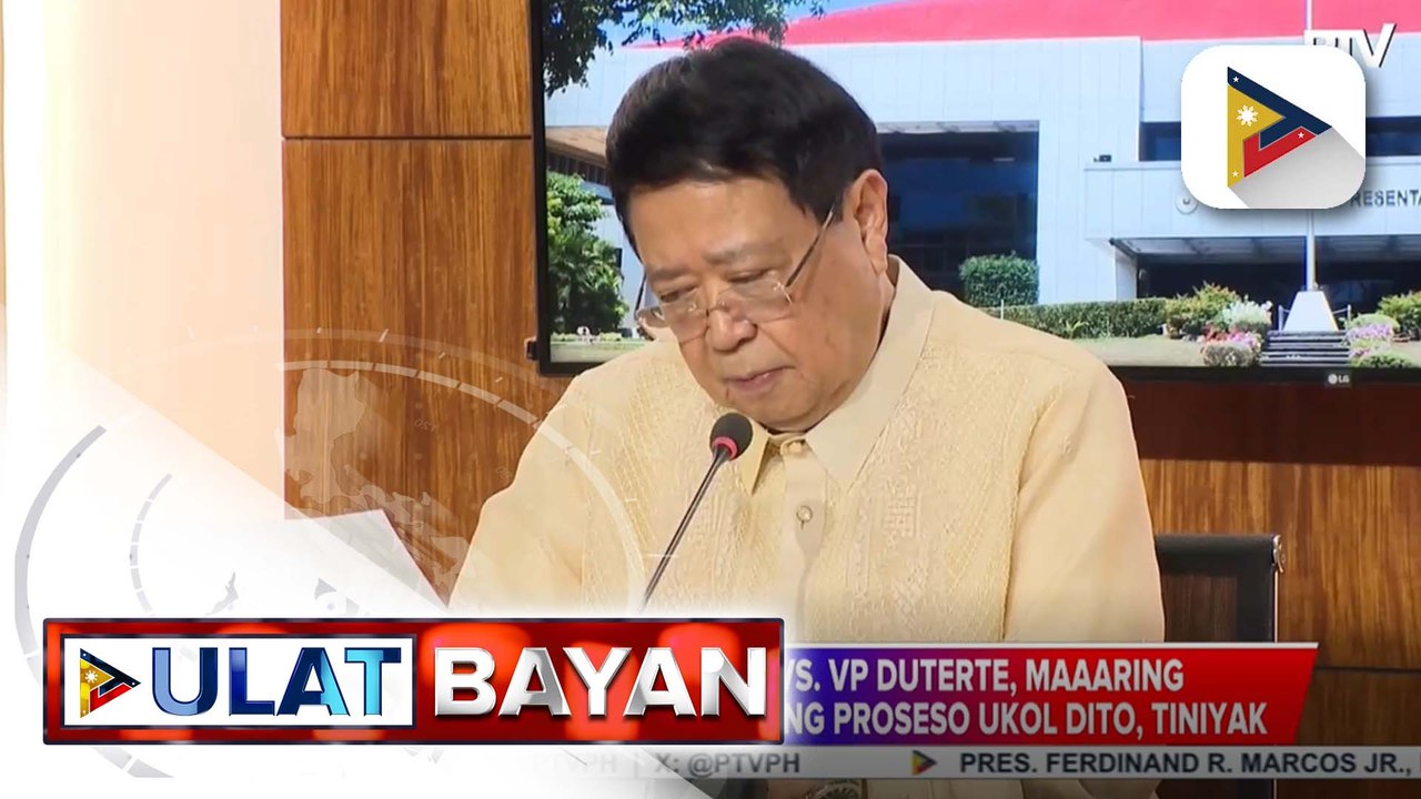Impeachment complaints vs. VP Duterte, maaaring madagdagan pa; Patas at tamang proseso ukol dito, tiniyak