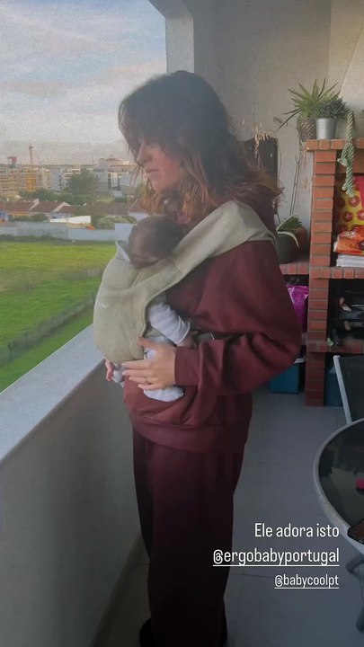 Mariana Pacheco com o filho Amadeo