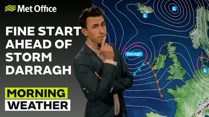 Met Office Morning Weather Forecast 06/12/2024 - Sunny start for most