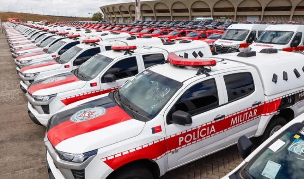 João Azevêdo entrega 239 viaturas novas para as Forças de Segurança da Paraíba