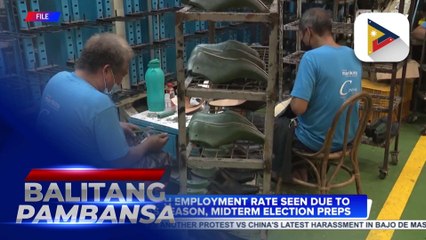 Uptick in PH employment rate seen due to Christmas season, midterm election preps
