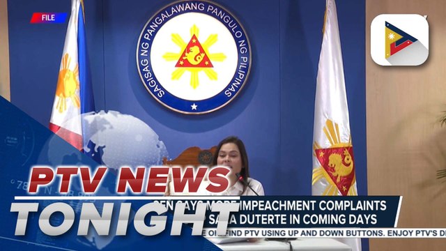 House SecGen says more impeachment complaints may be filed vs. VP Sara Duterte in coming days