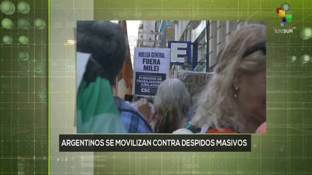 Conexión Global: 02.12: Argentinos se movilizan contra políticas de Milei