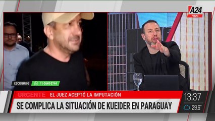 Juez de Paraguay imputa al senador Argentino y a su secretaria