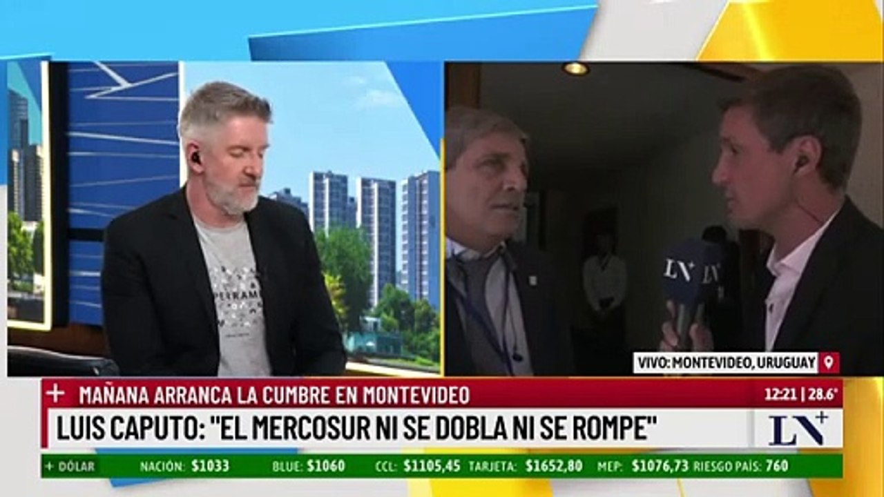 Caputo sobre el dólar y devaluación