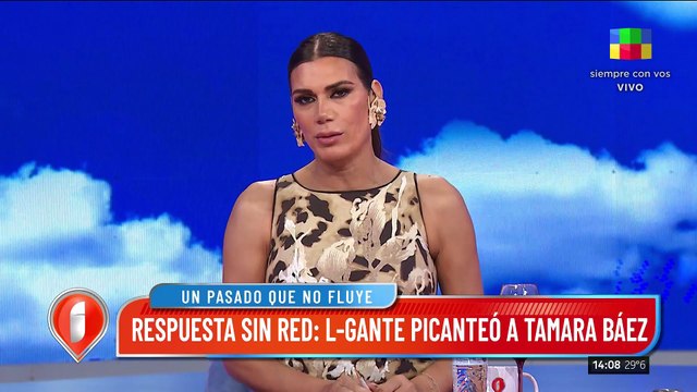 L-Gante picante contra Tamara Báez, su ex: Lo único que hace es buscar seguidores hablando de la gente