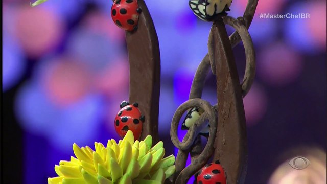 Jurados avaliam escultura do time azul no MasterChef: Infantil