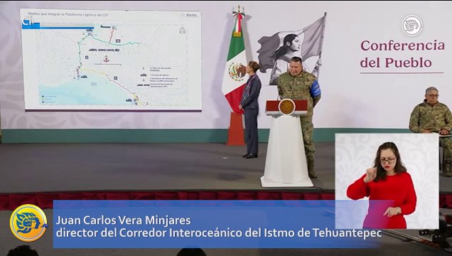 Claudia Sheinbaum presenta avances en la obra del Corredor Interoceánico del Istmo de Tehuantepec