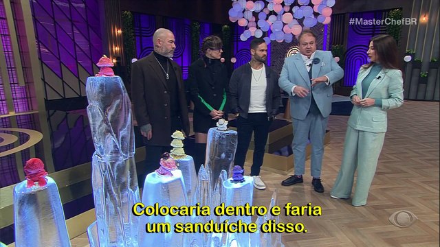 Jurados comentam dificuldade da eliminação com sorvete no MasterChef