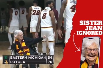 Loyola Chicago's players left hanging Sister Jean 105-Year-Old Superfan