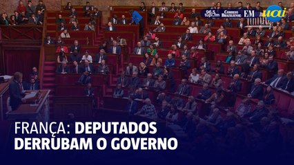 Deputados franceses derrubam o governo e pedem renúncia de Macron