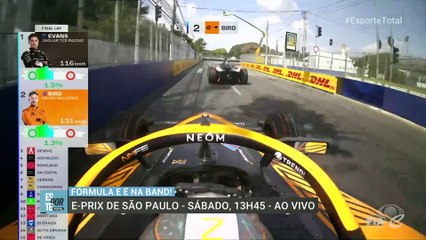 Temporada 2024/25 da Fórmula E vai começar em São Paulo