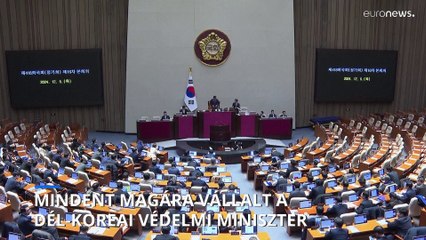 Mindenki helyett elvitte a balhét a dél-koreai védelmi miniszter