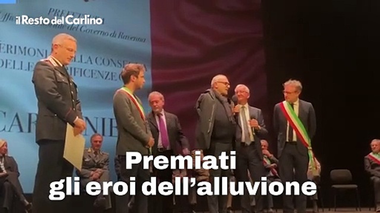 Premiati gli eroi dell?alluvione