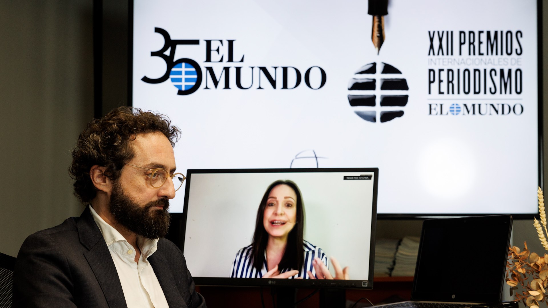 Así ha sido la entrevista a María Corina Machado en EL MUNDO