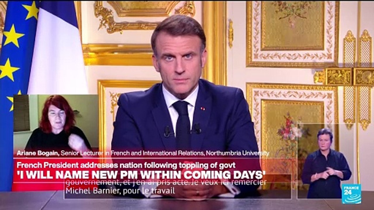 Macron gave 'combative, scathing address, but no real visibility': analyst