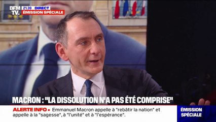 Laurent Jacobelli (RN): "Emmanuel Macron a une vision de la Ve République un peu erronée"