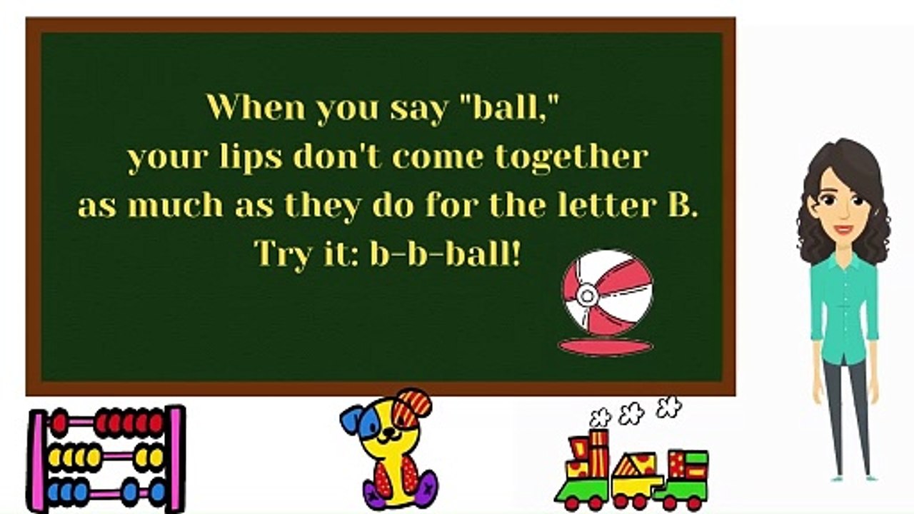 INTRODUCTION ALPHABET LETTER B