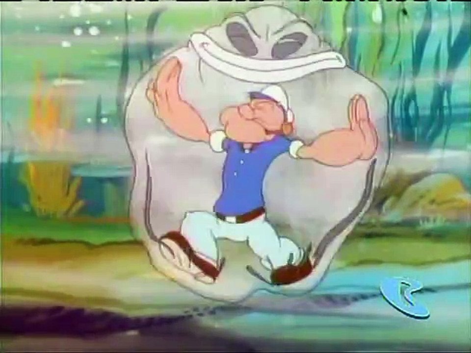 Popeye.Females is Fickle_Jellyfish eats Popeye